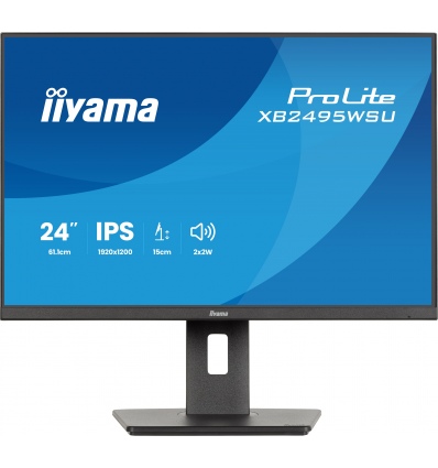 24" iiyama XB2495WSU-B1:IPS,WUXGA,HDMI,DP,HAS