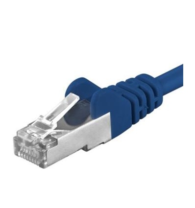 Premiumcord Patch kabel CAT6a S-FTP, RJ45-RJ45, AWG 26/7 7m, modrá
