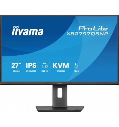 iiyama ProLite/XB2797QSNP-B1/27"/IPS/QHD/75Hz/1ms/Černá/5R