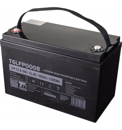 Baterie T6 Power LiFePO4, 12.8V, 100Ah, 1280Wh, Bluetooth, T16