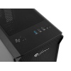 Počítačová skříň Genesis IRID 503 V2/Micro Tower/Transpar./Černá