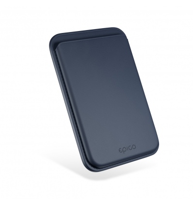 Epico Mag+ Leather Wallet - modrá