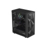 Počítačová skříň Genesis DIAXID 605F/Midi Tower/Transpar./Černá