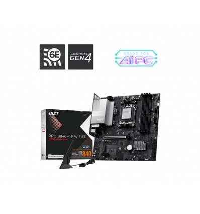 MSI PRO B840M-P WIFI6E/AM5/mATX
