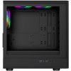 EVOLVEO Panthera, mATX/6x ARGB 120/dřevo+sklo