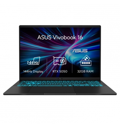 ASUS V16/V3607VH-RP001W/7-240H/16"/WUXGA/32GB/1TB/RTX 5050/W11H/Black/2R