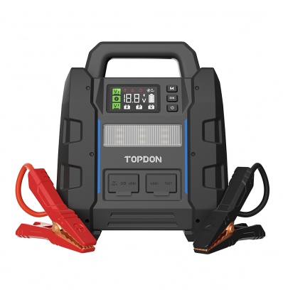 TOPDON startér a tester autobaterie V4500Plus/32000mAh(120Wh)/max. výstupní proud 4500A//IP65
