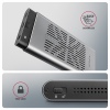 AXAGON EEM2-20GD, USB-C 20Gbps externí box pro dva M.2 NVMe SSD s funkcí klonování