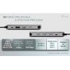 i-tec USB-C Metal Nano 3x Display (DP, HDMI and VGA) Docking Station, Power Delivery 100W