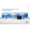 i-tec USB-C Metal Nano 3x Display (DP, HDMI and VGA) Docking Station, Power Delivery 100W