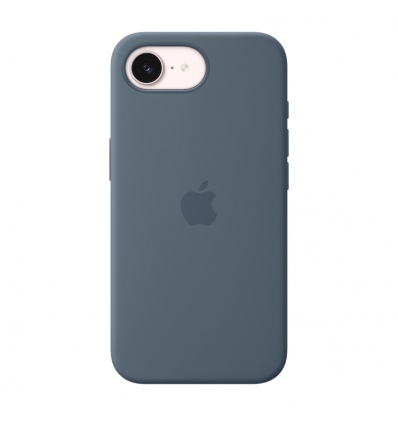 iPhone 17e Silicone Case with MagSafe –Anchor Blue