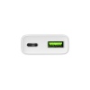 Univerzální USB nabíječka Natec RIBERA GaN SLIM, 20 W, 1X USB-A + 1X USB-C, Bílá