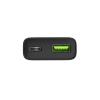 Univerzální USB nabíječka Natec RIBERA GaN SLIM, 20 W, 1X USB-A + 1X USB-C, Černá