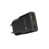Univerzální USB nabíječka Natec RIBERA GaN SLIM, 20 W, 1X USB-A + 1X USB-C, Černá