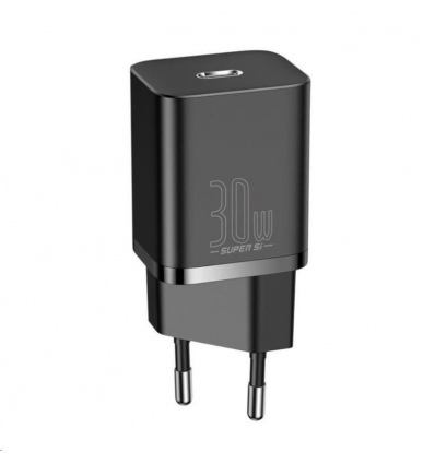 Baseus rychlonabíječka do sítě Super Si USB-C PD QC 30W černá