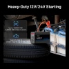 TOPDON Car Jump Starter V4000 HD/3000A (24V)/4000A (12V)/24000mAh/16l benzín/16l diesel/LED světlo |