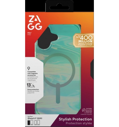 ZAGG Ochranný kryt Milan Snap Apple 17 Iridescent Oil Slick