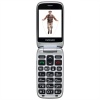 EVOLVEO EasyPhone FS, vyklápěcí telefon 2.8" pro seniory s nabíjecím stojánkem (červená barva)