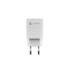 Universální USB nabíječka Natec RIBERA GaN 30W, 1X USB-A, 1X USB-C, Bílá