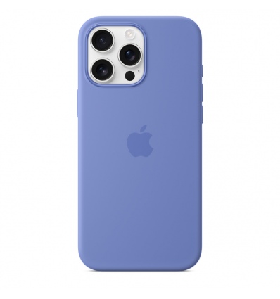 iPhone 16 Pro Max Silicone Case with MS-Periwinkle