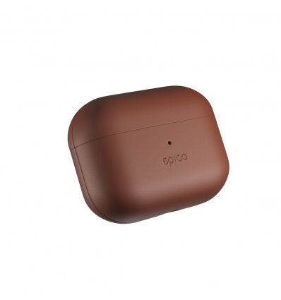 Epico kožené pouzdro AirPods Pro 3 - hnědá