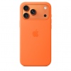 iPhone 17 Pro Max Silicone Case with MS – Orange