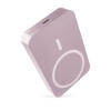 EMOS POWERBANKA WI1046, bezdrátové nabíjení 20W, 10.000mAh, LOSOSOVÁ, 1xUSB-C