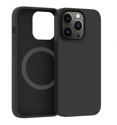 ER POWER Silikonový kryt CARNEVAL SNAP pro iPhone 13 Pro Max s MagSafe - Černá