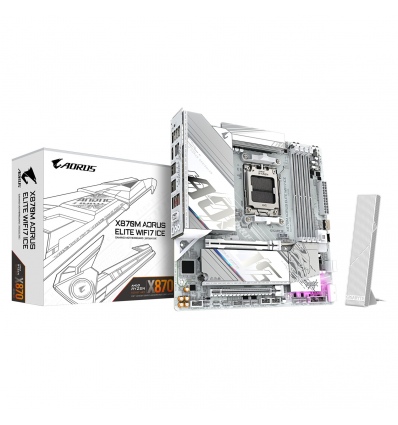 GIGABYTE X870M AORUS ELITE WIFI7 ICE/AM5/mATX