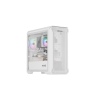 Počítačová skříň Genesis IRID 503 ARGB LITE/Mini Tower/Transpar./Bílá