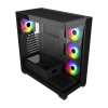 FSP M340-BA/Midi Tower/Transpar./Černá