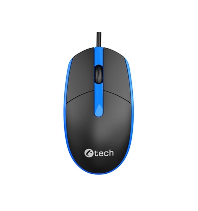 Myš C-TECH WM-10, černomodrá, USB