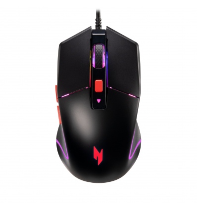 Acer Nitro NMW100/Herní/Optická/Pro praváky/7 200 DPI/Drátové USB-A/Černá