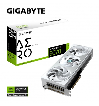 GIGABYTE GeForce RTX 5070 AERO/OC/12GB/GDDR7