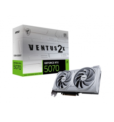 MSI GeForce RTX 5070 VENTUS 2X WHITE/OC/12GB/GDDR7