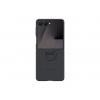 Samsung Silikonový kryt s držákem na prst Flip7 Black