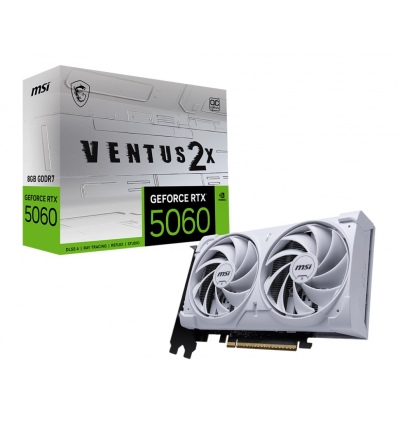 MSI GeForce RTX 5060 VENTUS 2X WHITE/OC/8GB/GDDR7
