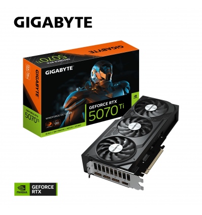 GIGABYTE GeForce RTX 5070 Ti WINDFORCE V2/OC/16GB/GDDR7