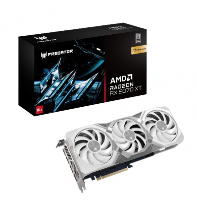 Acer PREDATOR BIFROST Radeon RX 9070 XT White/OC/16GB/GDDR6