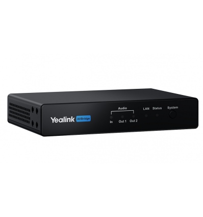Yealink AVBridge, kompaktní audio box a extender A/V signálu, AES67 a Dante