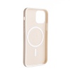 ER POWER Silikonový kryt CARNEVAL SNAP pro iPhone 12/12 Pro s MagSafe - béžová