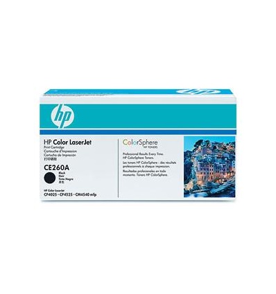 HP tisková kazeta černá, CE260A