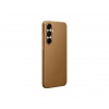 Samsung Ochranný kryt z veganské kůže pro Galaxy S25+ Brown