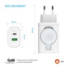 Síťová nabíječka FIXED Power Socket, 33W, bílá