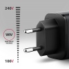 AXAGON ACU-PQ67 GaN nabíječka do sítě 67W, USB-A + USB-C, PD3.0/PPS/QC4+/SFC2.0/Apple