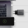 AXAGON ACU-PQ67D GaN nabíječka do sítě 67W, USB-A + USB-C, PD3.0/PPS/QC4+/SFC2.0/Apple, LCD display