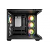 FSP M580-BP/Midi Tower/Transpar./Černá
