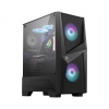 MSI MAG FORGE 100R/Midi Tower/Transpar./Černá
