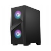 MSI MAG FORGE 100R/Midi Tower/Transpar./Černá