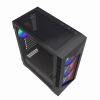 GEMBIRD Fornax 900/Midi Tower/Transpar./Černá